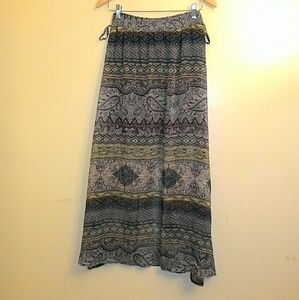Papaya Maxi Skirt